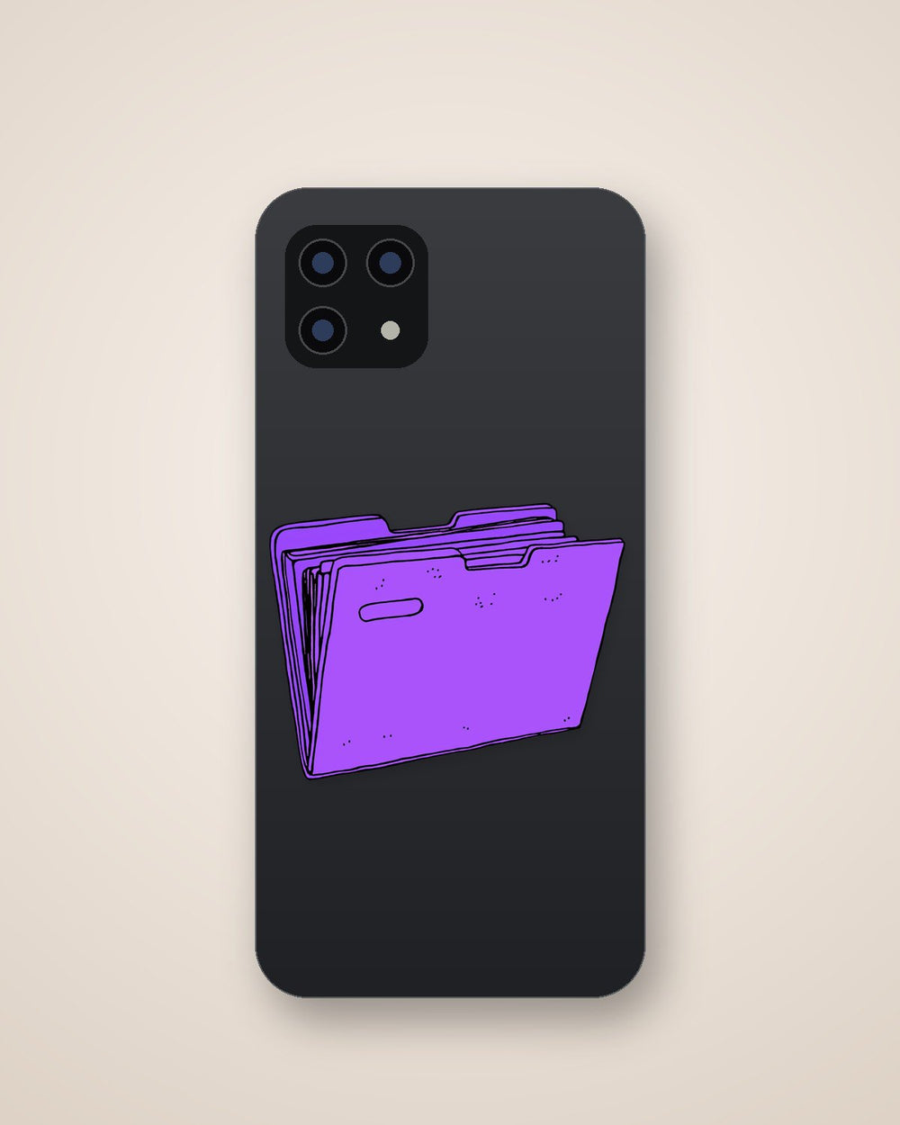 Purple Folder Sticker