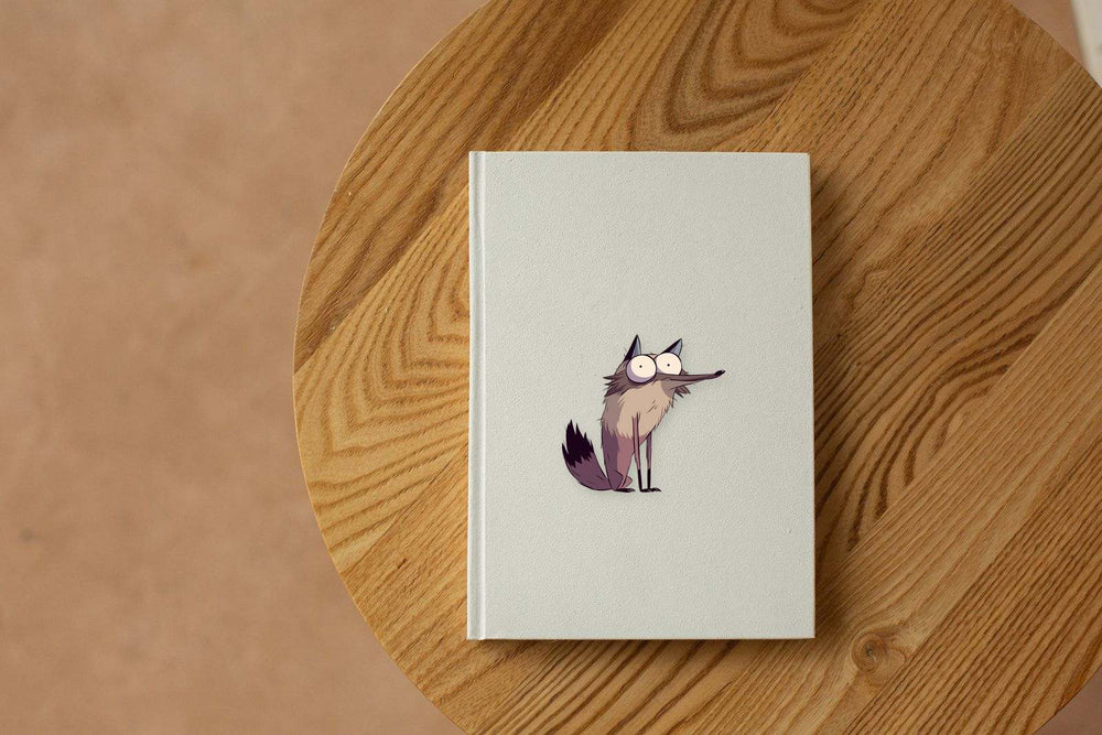 Funny Wolf Cartoon Sticker