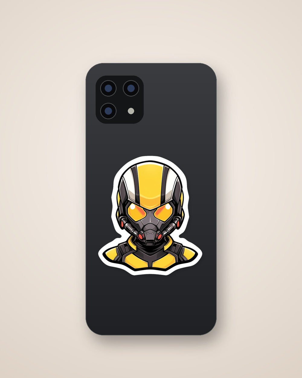 Marvel Wasp Head Sticker
