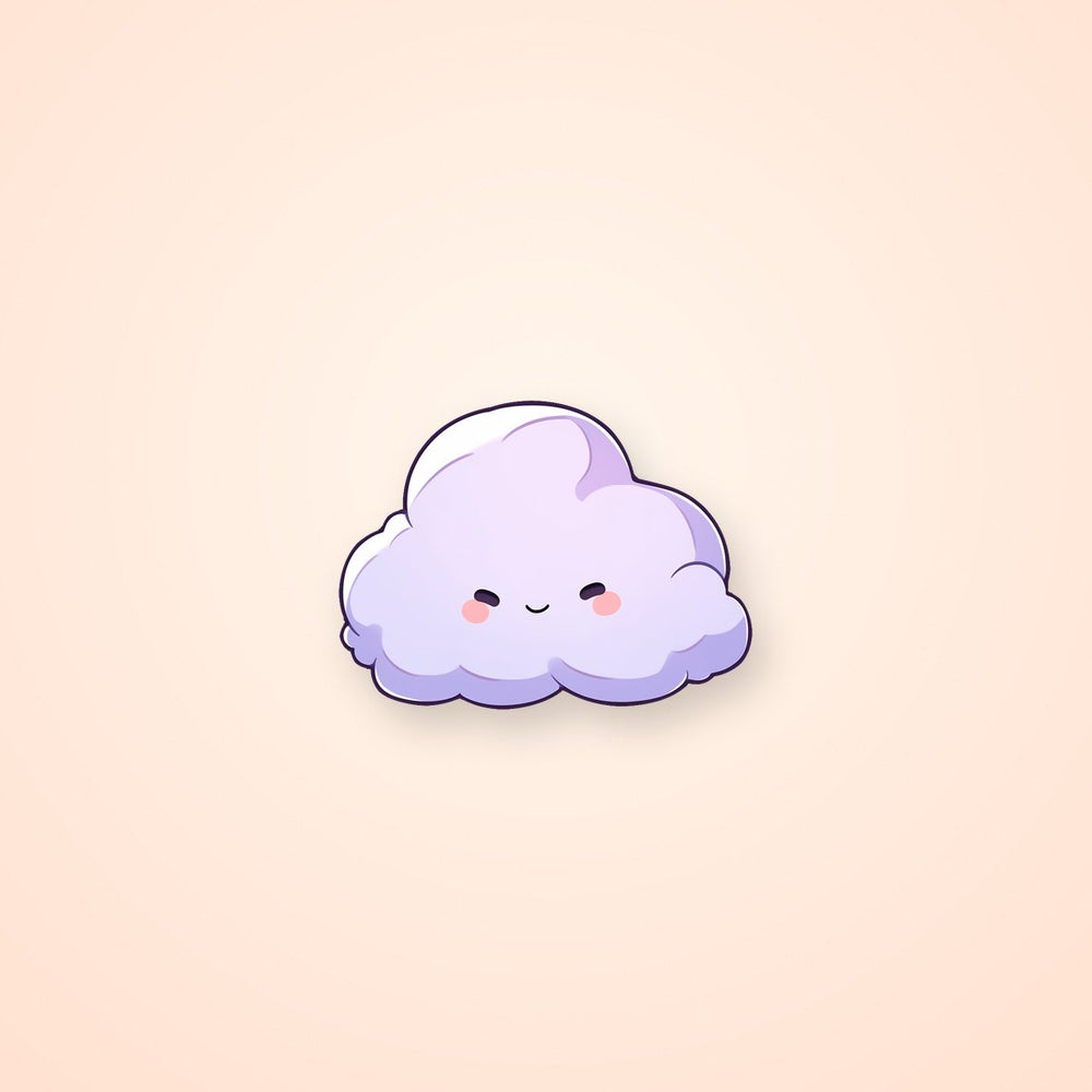 Cute Cloud Smiling Sticker