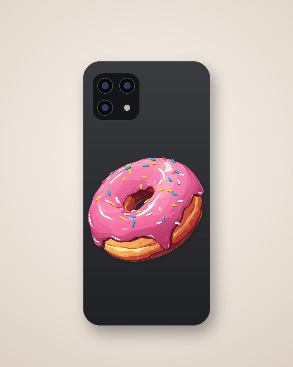 Pink Donut Sprinkles Sticker