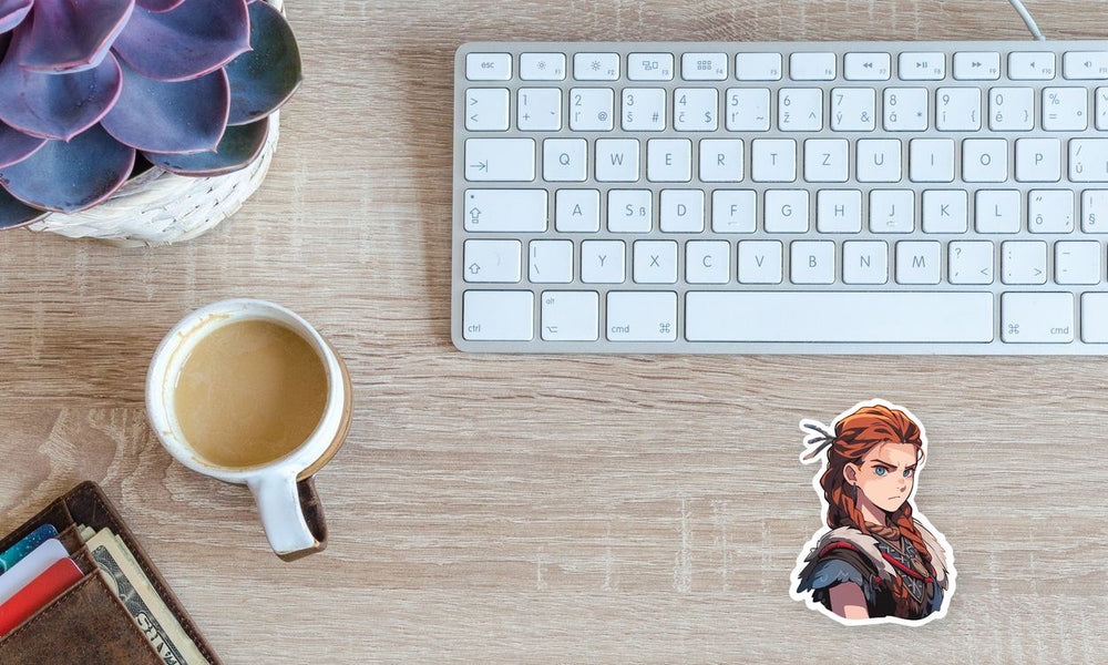 Horizon Zero Dawn Drawn Aloy Sticker