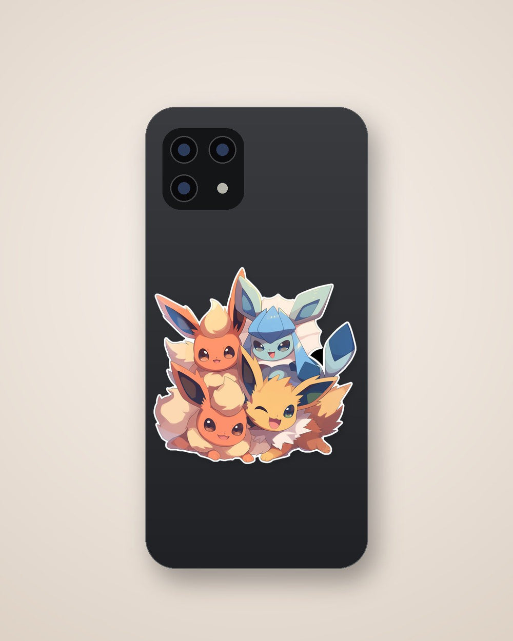 Pokemon Cute Eeveelutions Pals Sticker