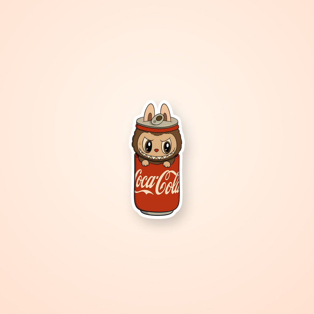 Coca-Cola Labubu Sticker