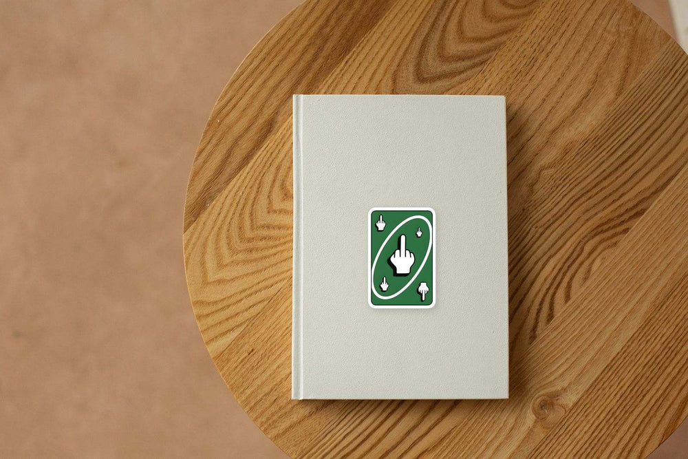 Uno Card Meme Sticker