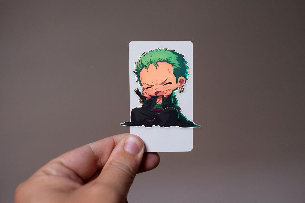 Chibi Zoro One Piece Sticker