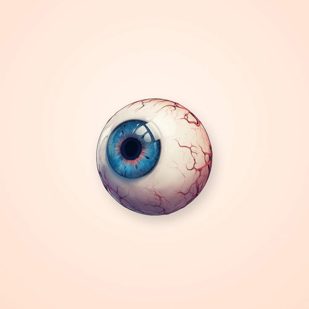 Creepy Blue Eye Sticker