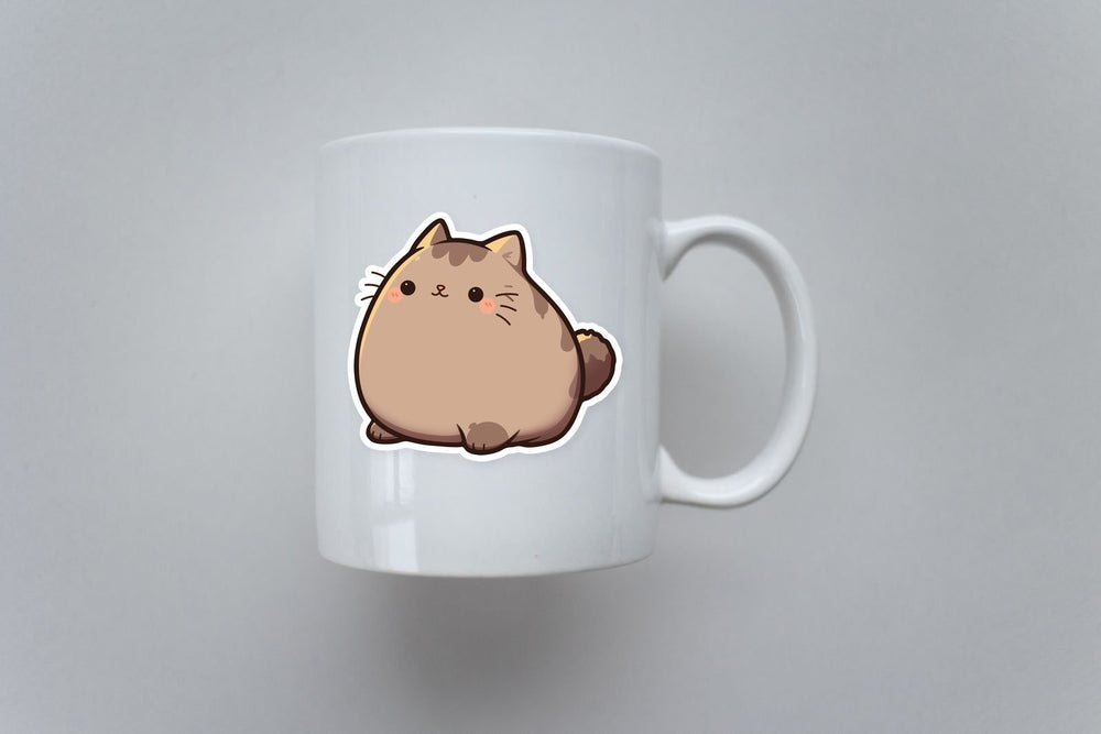 Pusheen Chubby Cat Cute Sticker