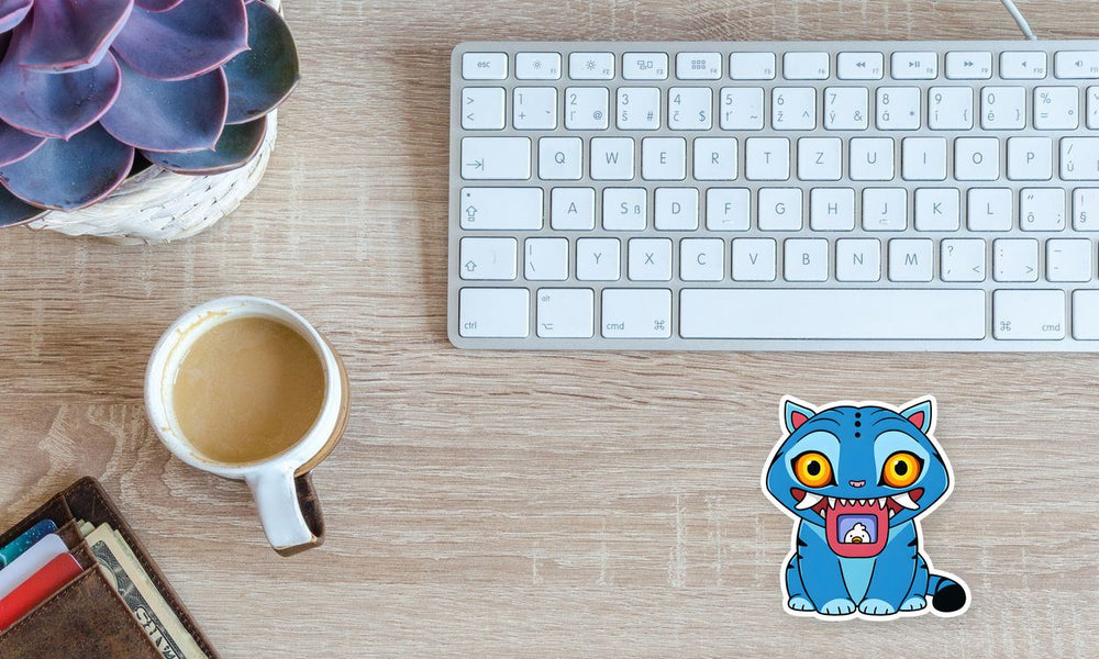 Kpop Demon Hunters Derpy Tiger Cute Sticker