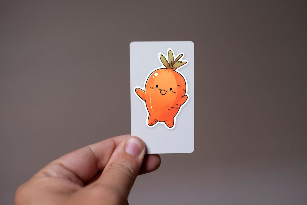 Cute Fat Carrot Sticker