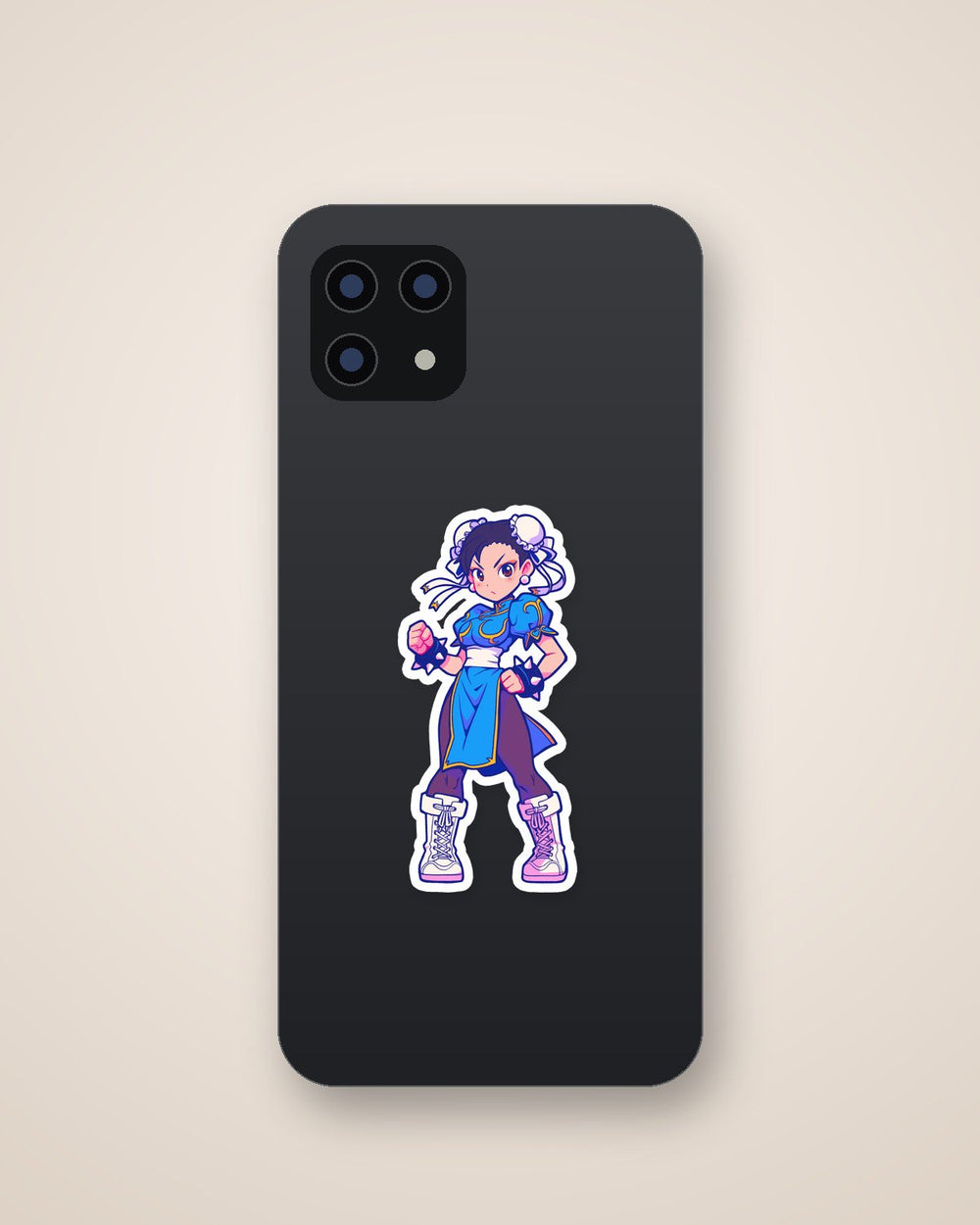 Chun-Li Fighting Pose Sticker