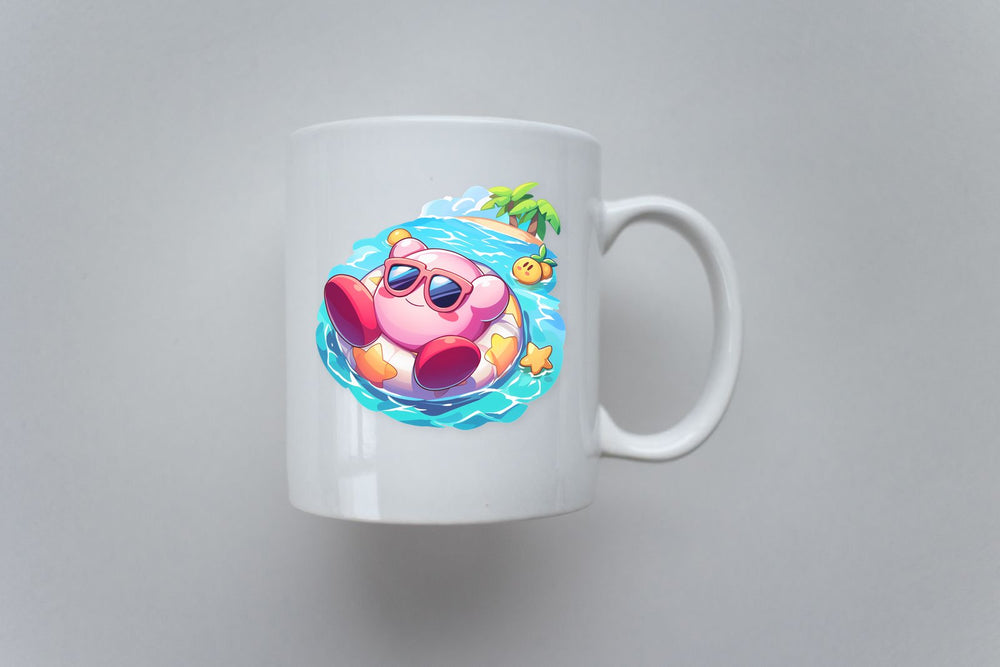 Kirby on Vacation Sticker
