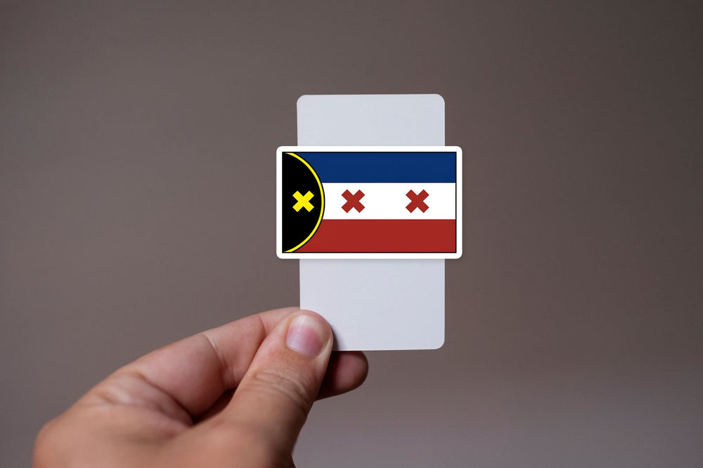 Dream Smp L’Manburg Flag Sticker