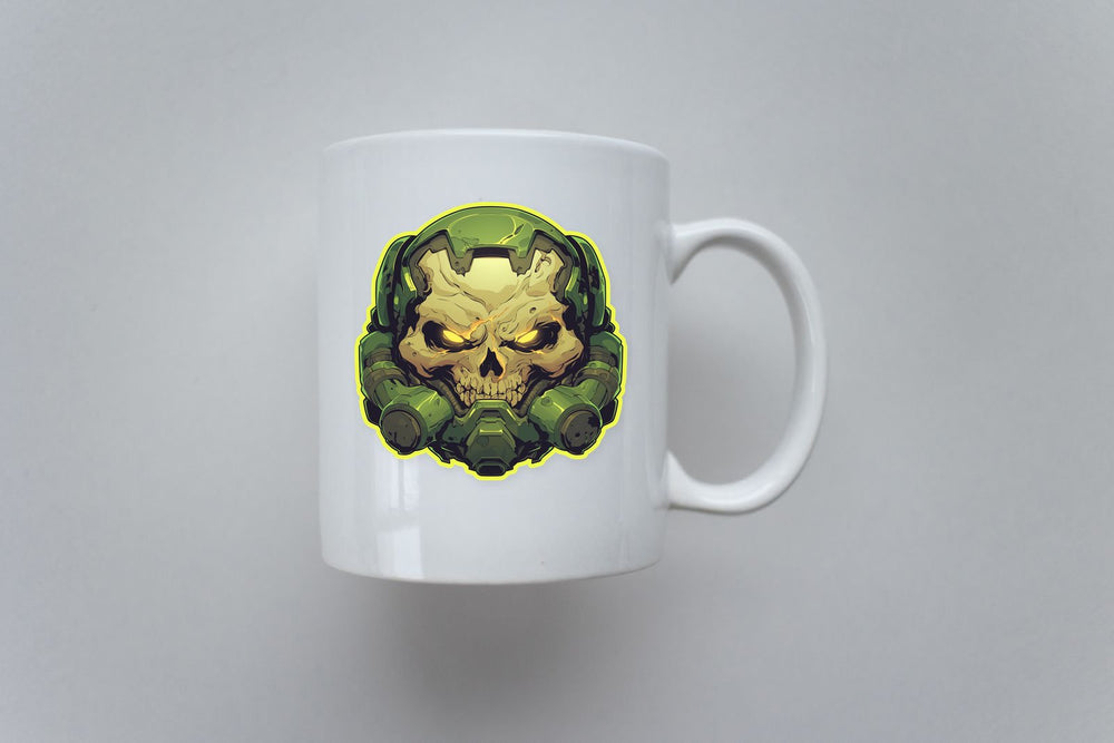Doom Slayer Skull Sticker