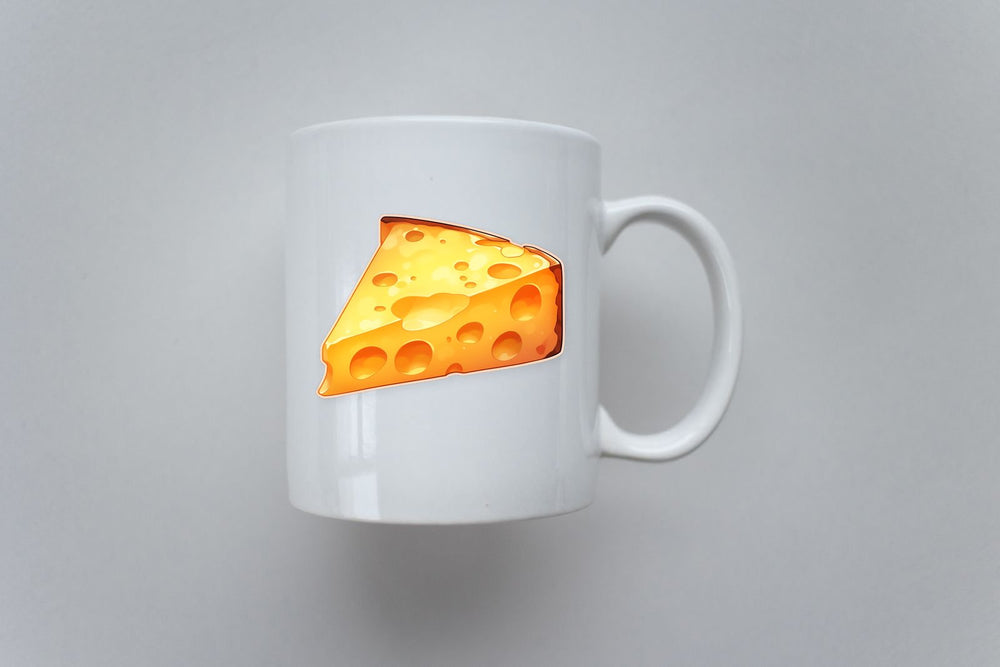 Aesthetic Piece of Cheese Sticker