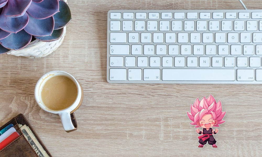 Dragon Ball Goku Rose Chibi Sticker