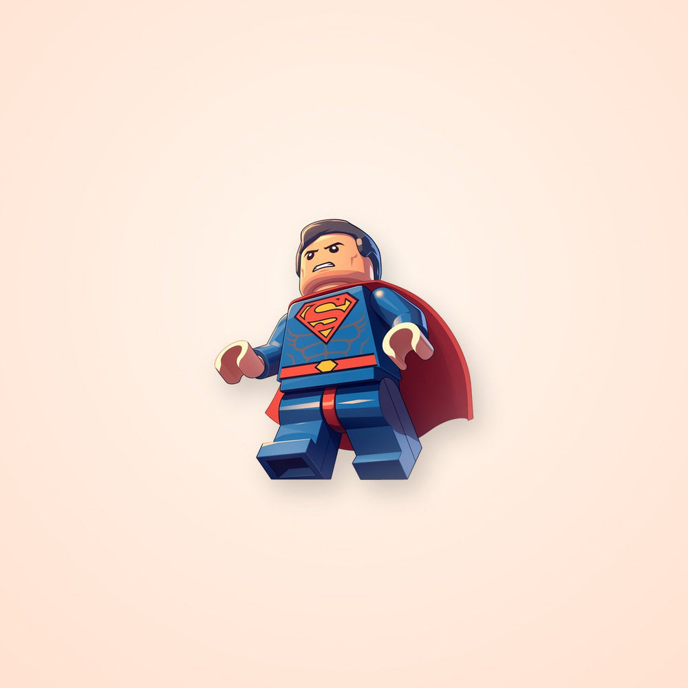Lego Superman DC Sticker