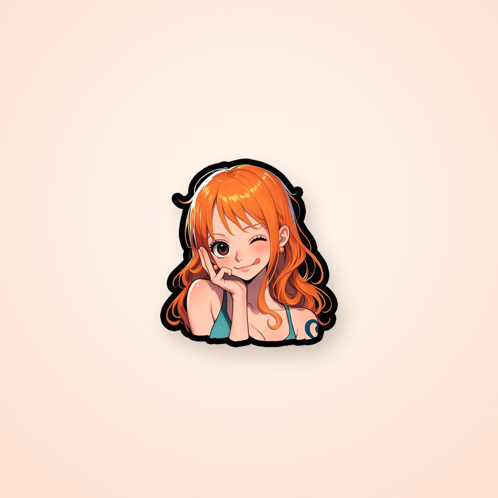 Nami One Piece Anime Girl Sticker