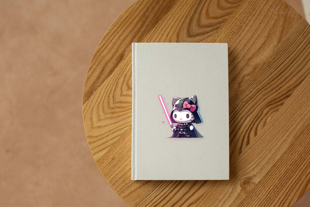 Hello Kitty Darth Vader Cosplay Sticker