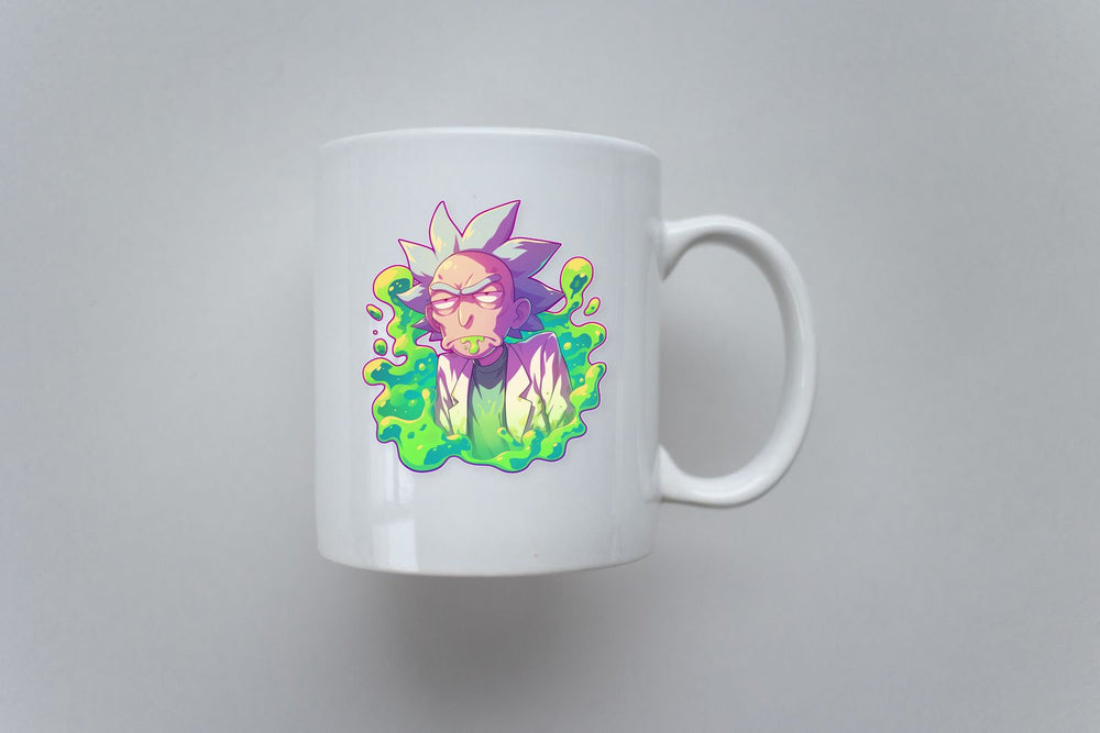 Rick and Morty Cool Green Sticker