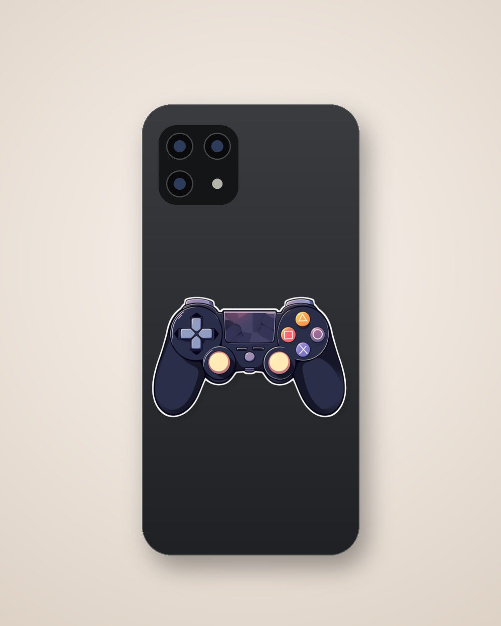 Black Ps4 Dualshock Aesthetic Sticker