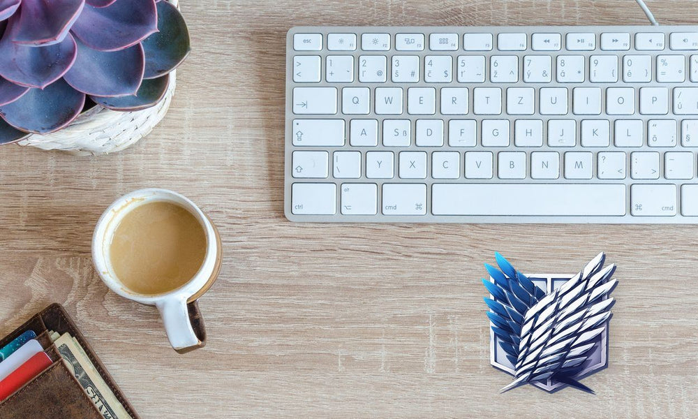 Aot Wings of Freedom Blue Sticker
