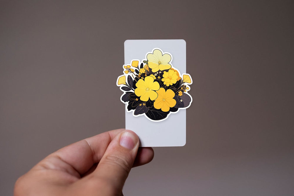 Beautiful Yellow Flowers Sticker