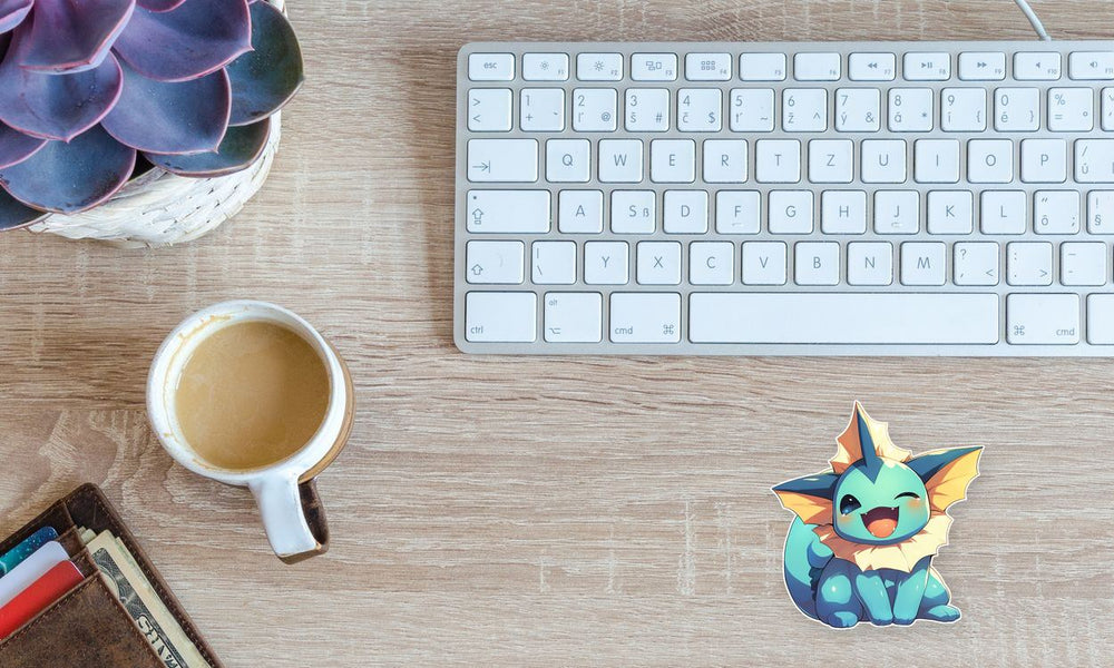 Cute Vaporeon Smile Sticker