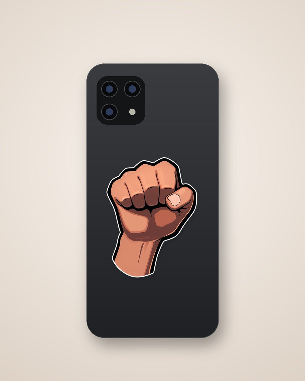 Fist Cartoon Sticker