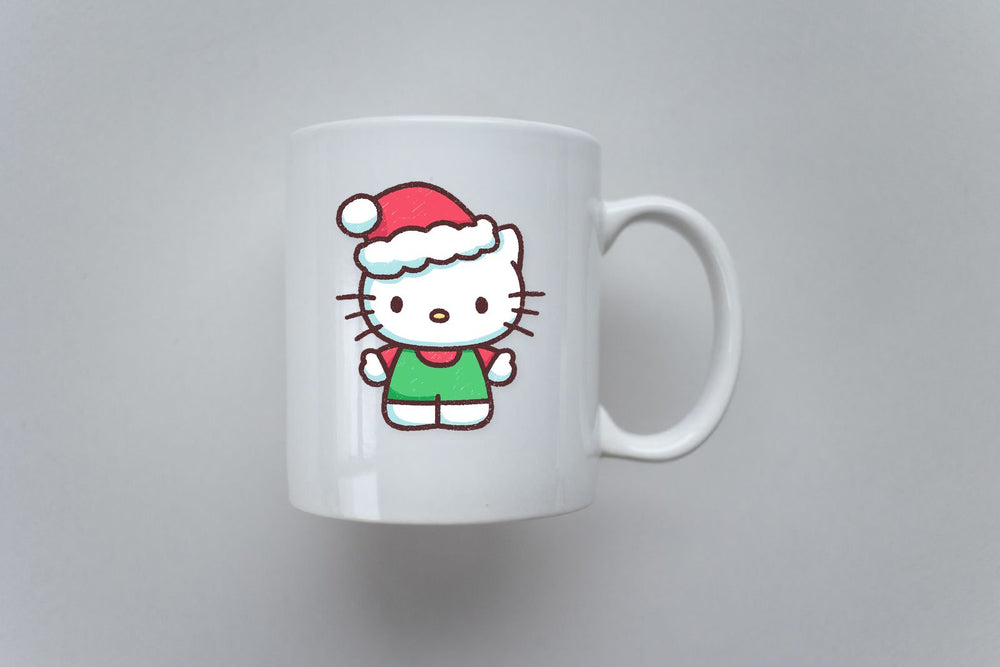 Hello Kitty Christmas Hat Sticker