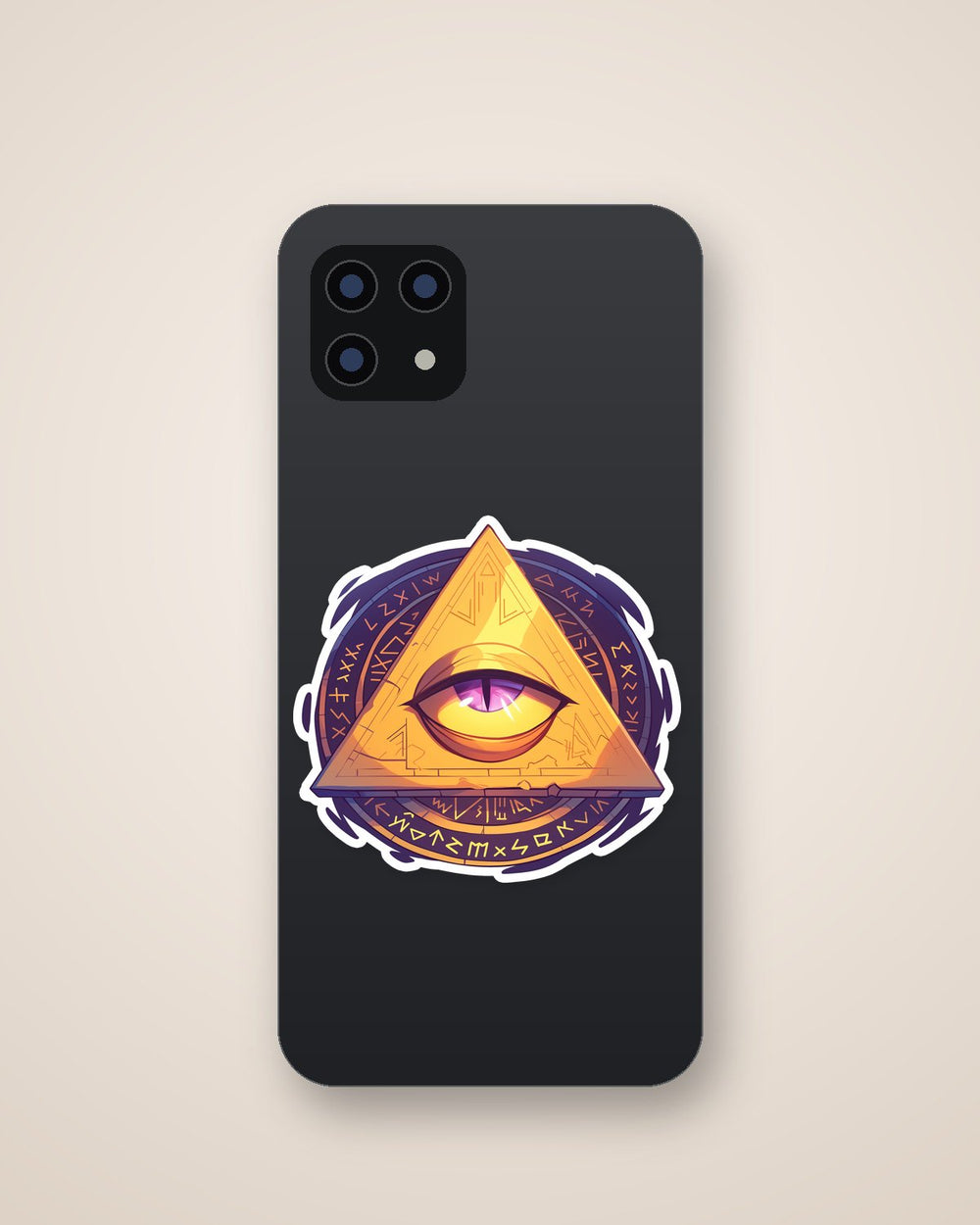 Bill Cipher Gravity Falls Symbol Art Sticker