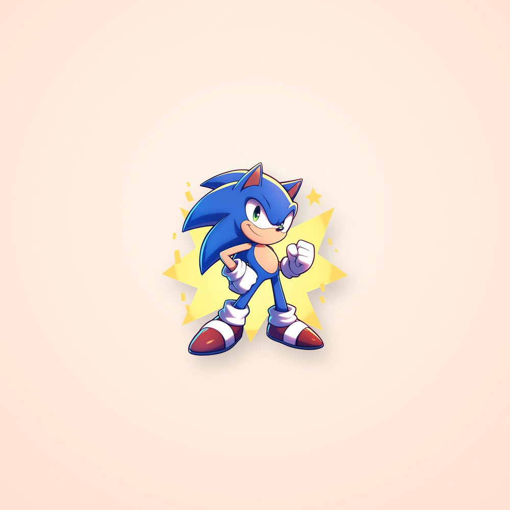 Sonic Cool Pose Sticker