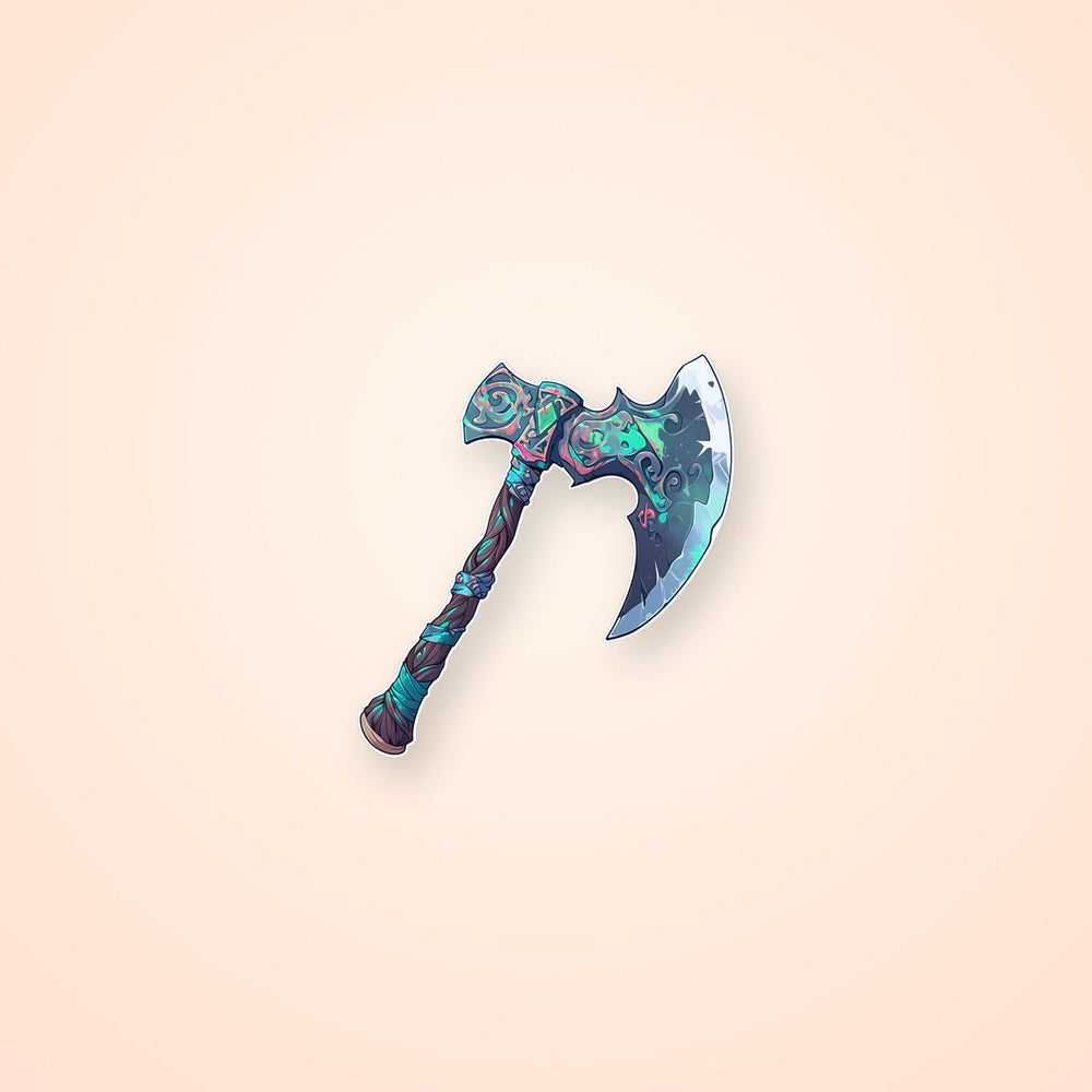 Viking Rune Axe Sticker