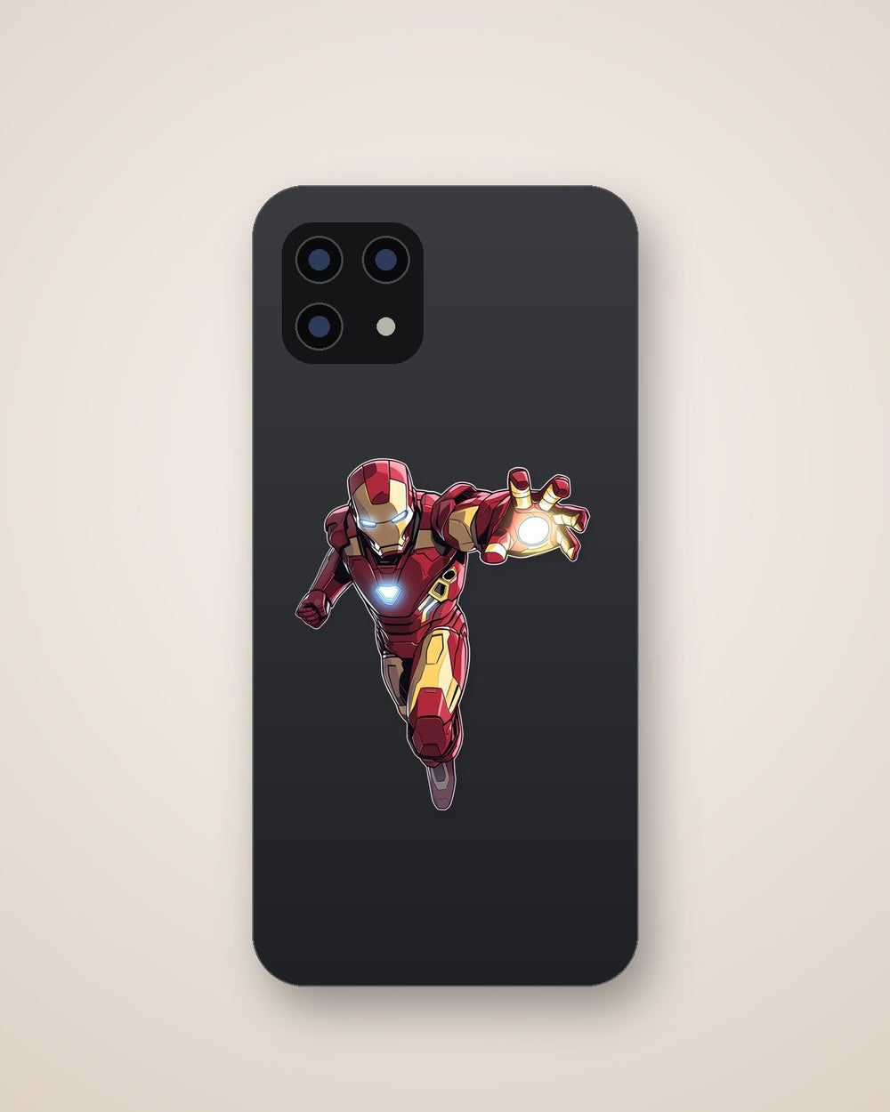 Marvel Iron Man Shooting Pose Sticker