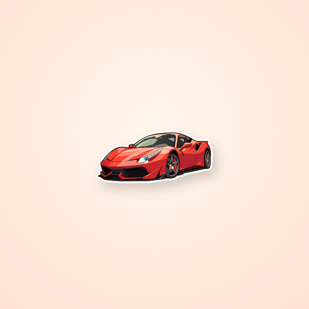 Ferrari 488 Sticker