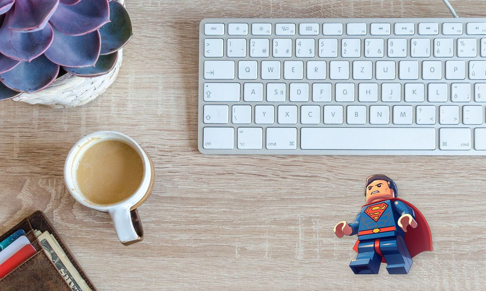Lego Superman DC Sticker