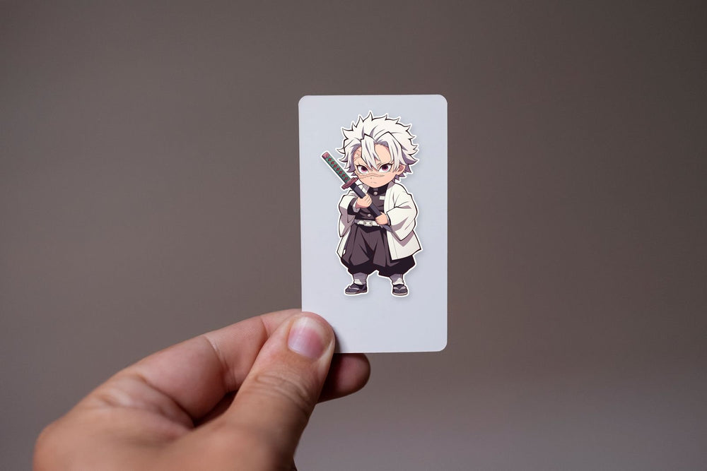 Sanemi Shinazugawa Cute Demon Slayer Sticker