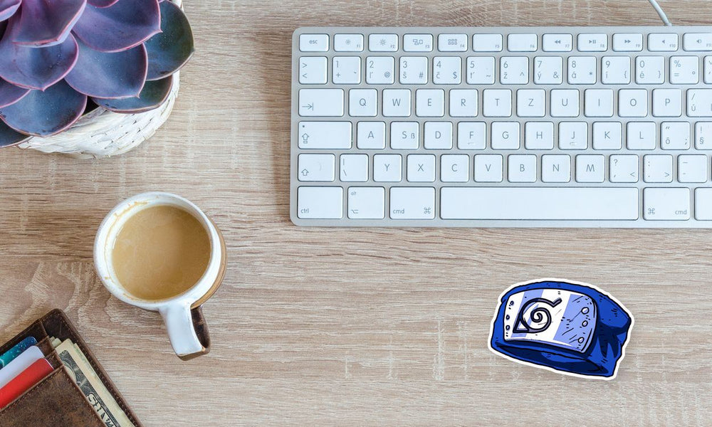 Naruto Hidden Leaf Headband Sticker