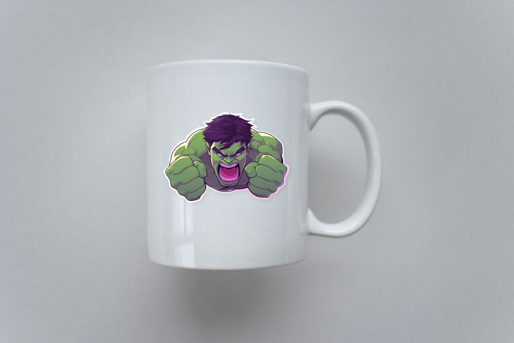 Marvel Evil Hulk Screams Sticker