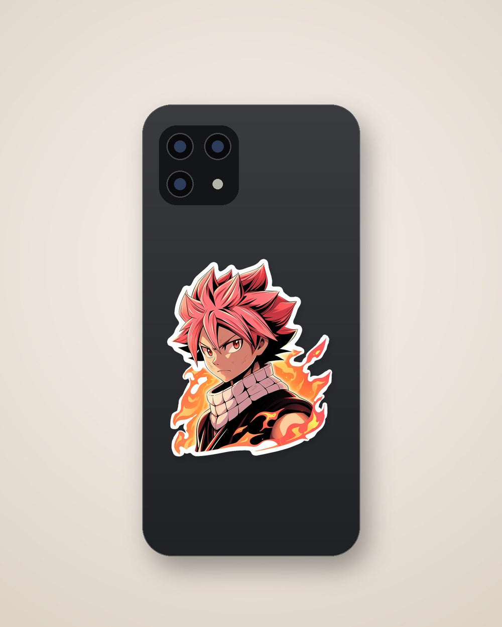 Fairy Tail Natsu Dragneel with Fire Sticker