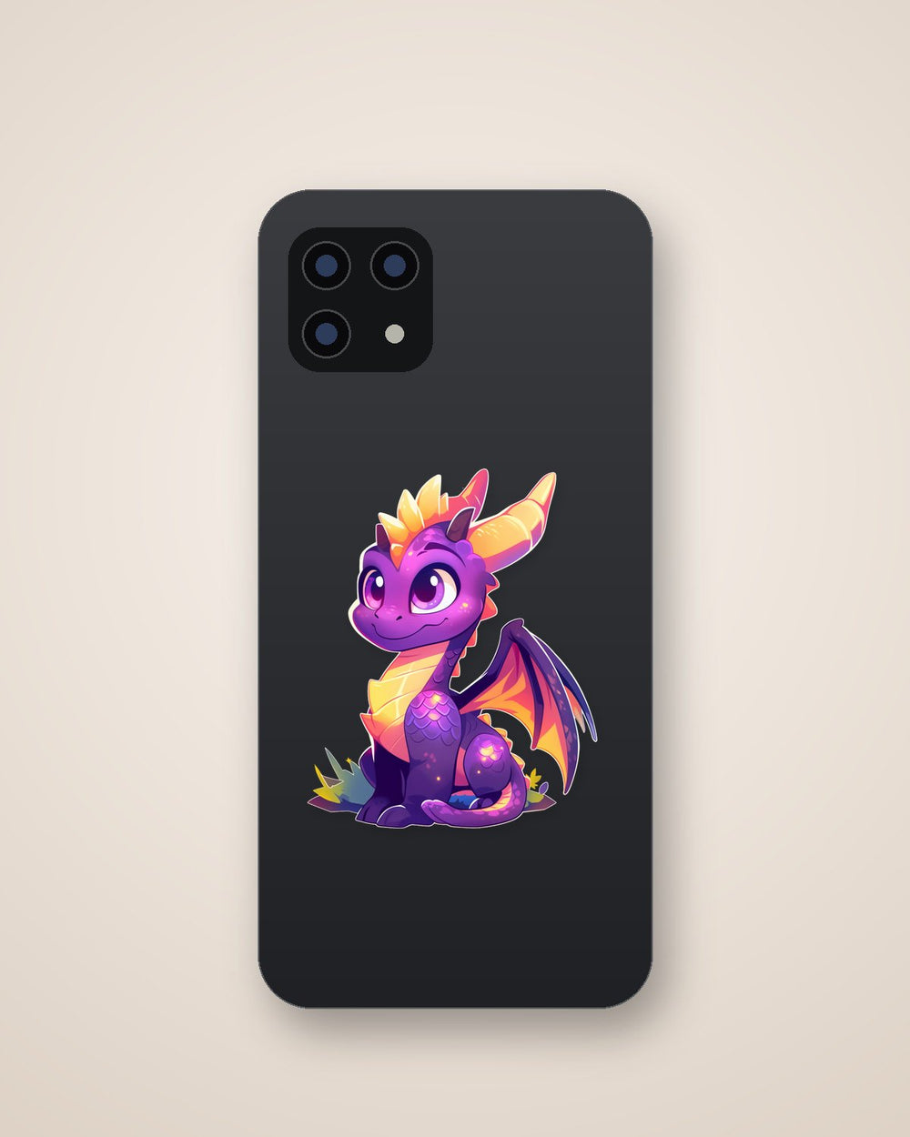 Cute Sitting Spyro Sticker