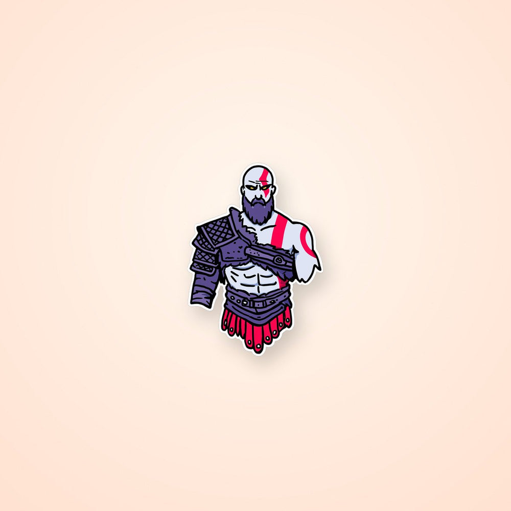 Kratos God of War Warrior Sticker