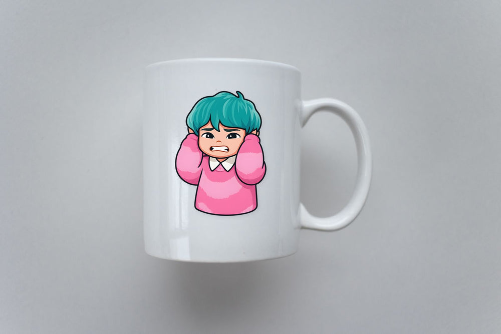 Kpop Demon Hunters Scared Baby Saja Sticker