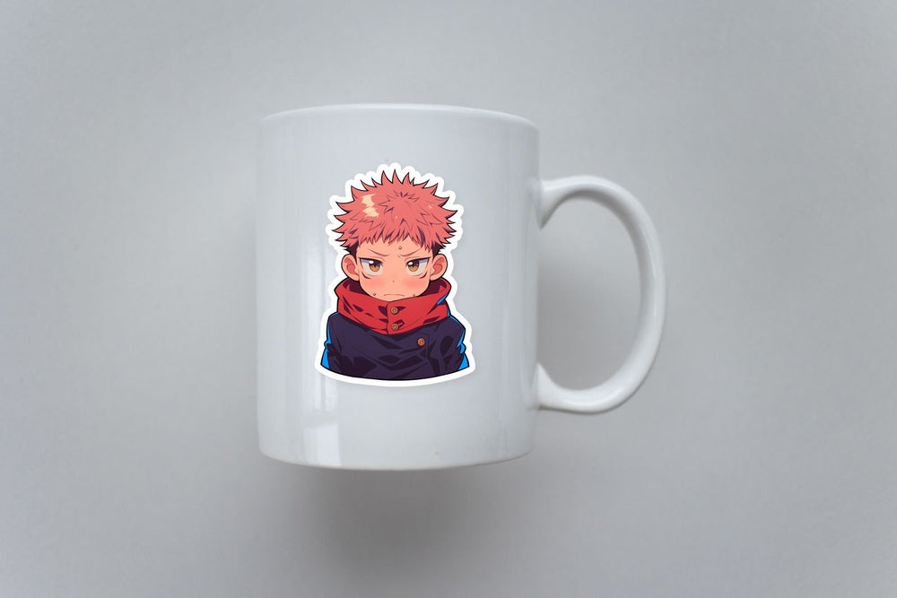 Chibi Yuji Itadori Jujutsu Kaisen Anime Sticker