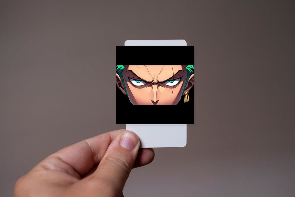 One Piece Zoro Intense Stare Sticker