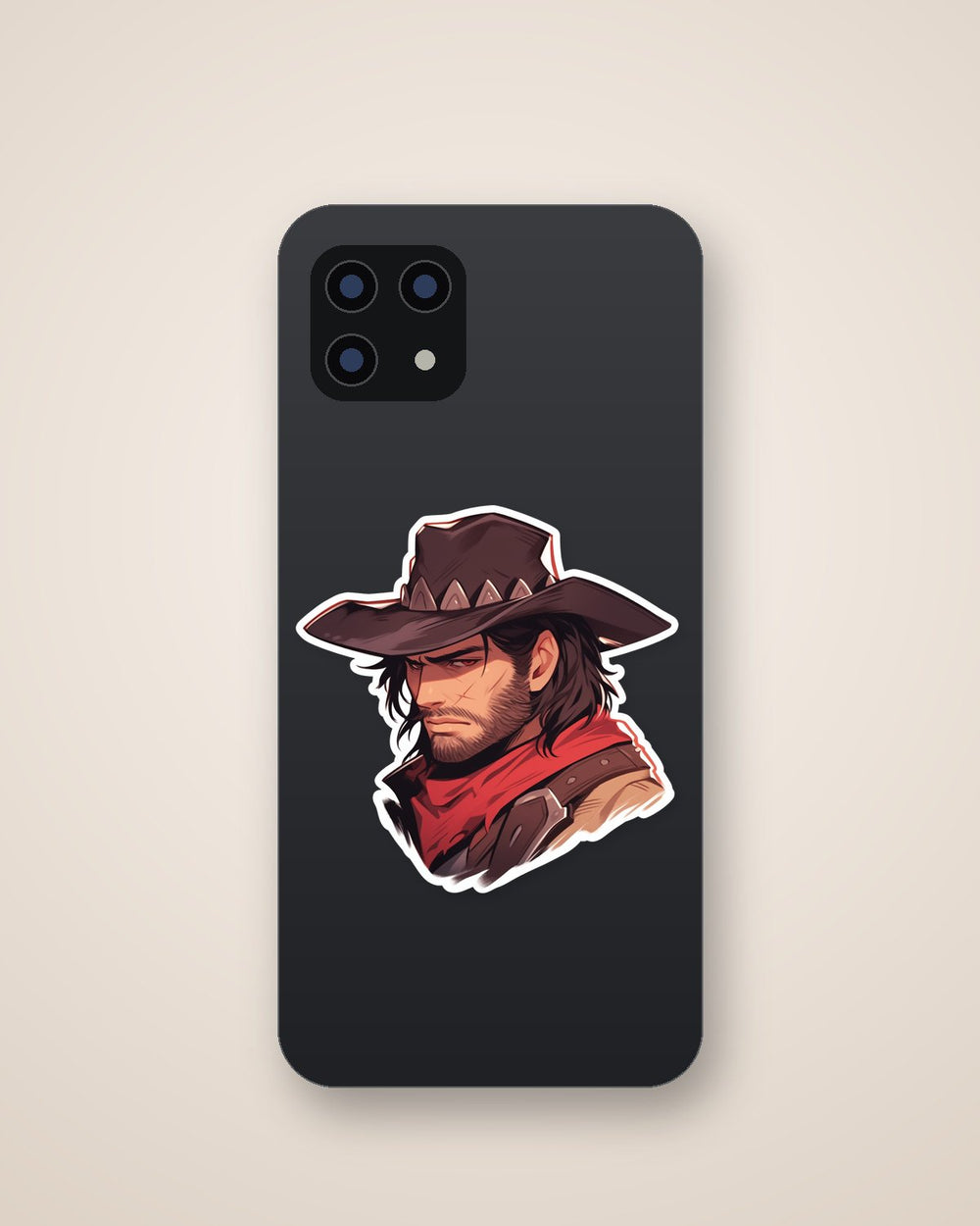 Red Dead John Marston Drawn Sticker