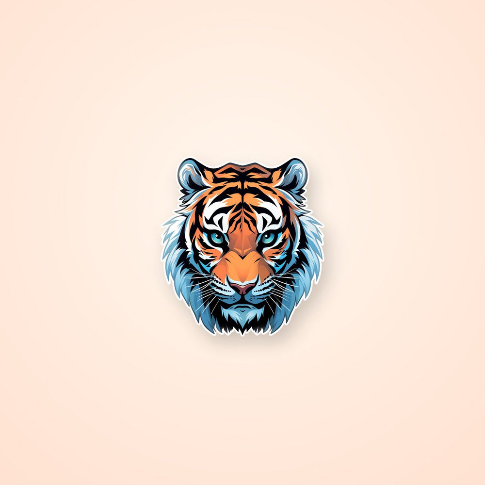 Aesthetic Tiger Head Sticker