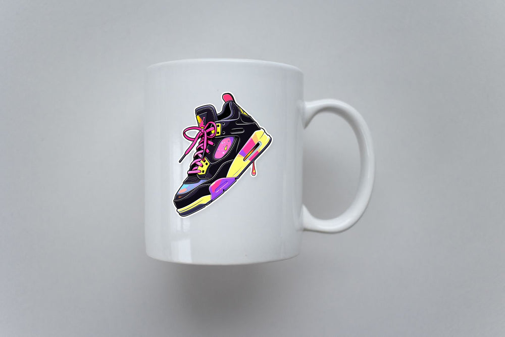 Stylish Colorful Sneakers Sticker