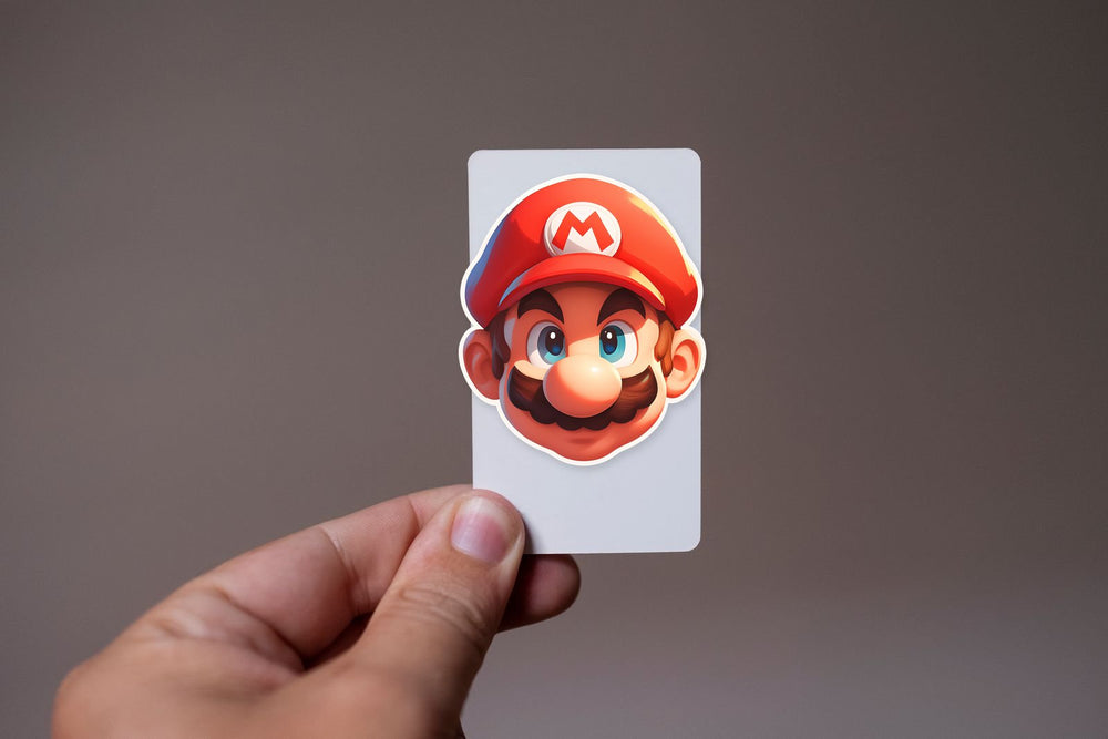 Mario Classic Head Sticker