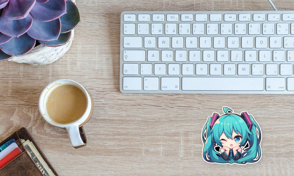 Hatsune Miku Chibi Anime Sticker